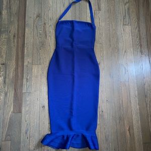 Royal Blue cocktail bandage dress